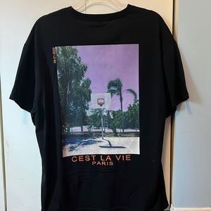 Men’s Black Graphic T-Shirt